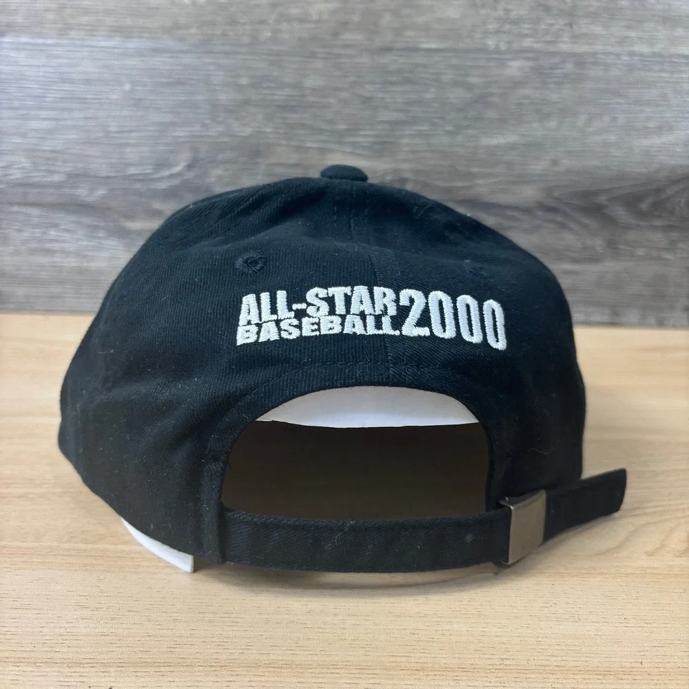 Vintage All Star Game‎ Hat Cap Strap Back Black MLB Baseball 2000 Acclaim Sports